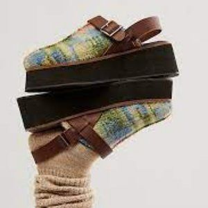 NEW FREE PEOPLE astrid platform mule